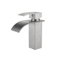 Waterfall Spout Sink Bathroom Faucet Light Luxury Basin Lavatory Faucet Clearhalo 'Bathroom Remodel & Bathroom Fixtures' 'Bathroom Sink Faucets' 'Bathroom Sinks & Faucet Components' 'bathroom_sink_faucets' 'Home Improvement' 'home_improvement' 'home_improvement_bathroom_sink_faucets' 6150676