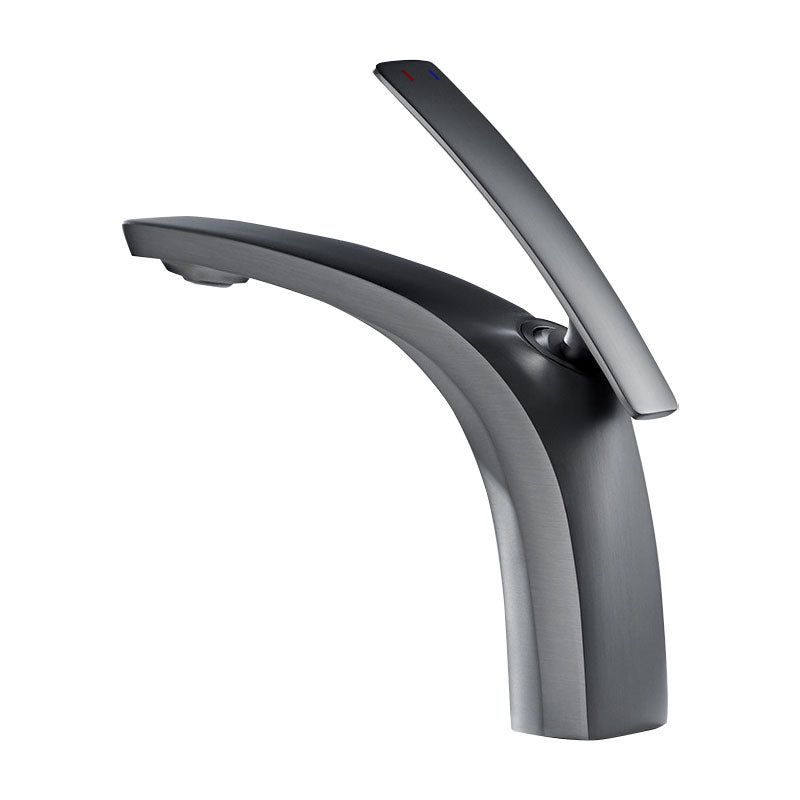 Modern Copper Vessel Faucet Lever Handles Low Arc Vessel Faucet for Bathroom Clearhalo 'bathroom_sink_faucets' 'Conjunta de Baño y Conjunta de Grifo' 'Coronamiento de Baño y Dispositivo de Baño' 'Grifo del lavabo del baño' 'Hogar' 'home_improvement' 'home_improvement_bathroom_sink_faucets' 'Mejoras para el hogar' 6151987