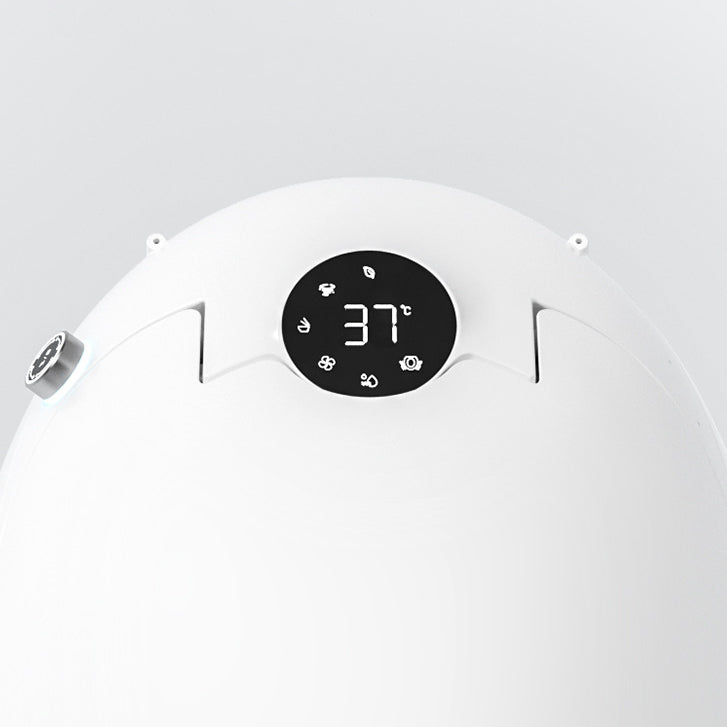 Contemporary 1-Piece Bidet Toilet Floor Mounted Round Toilet Bowl for Washroom Clearhalo 'Bathroom Remodel & Bathroom Fixtures' 'Home Improvement' 'home_improvement' 'home_improvement_toilets' 'Toilets & Bidets' 'Toilets' 6160427