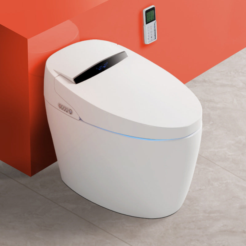 Modern Floor Mount Toilet Bowl Siphon Jet Bidet Toilet with Seat for Bathroom Clearhalo 'Bathroom Remodel & Bathroom Fixtures' 'Home Improvement' 'home_improvement' 'home_improvement_toilets' 'Toilets & Bidets' 'Toilets' 6160499