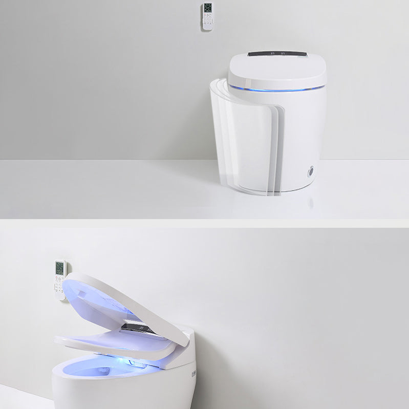 Modern Floor Mount Toilet Bowl Siphon Jet Bidet Toilet with Seat for Bathroom Clearhalo 'Bathroom Remodel & Bathroom Fixtures' 'Home Improvement' 'home_improvement' 'home_improvement_toilets' 'Toilets & Bidets' 'Toilets' 6160510