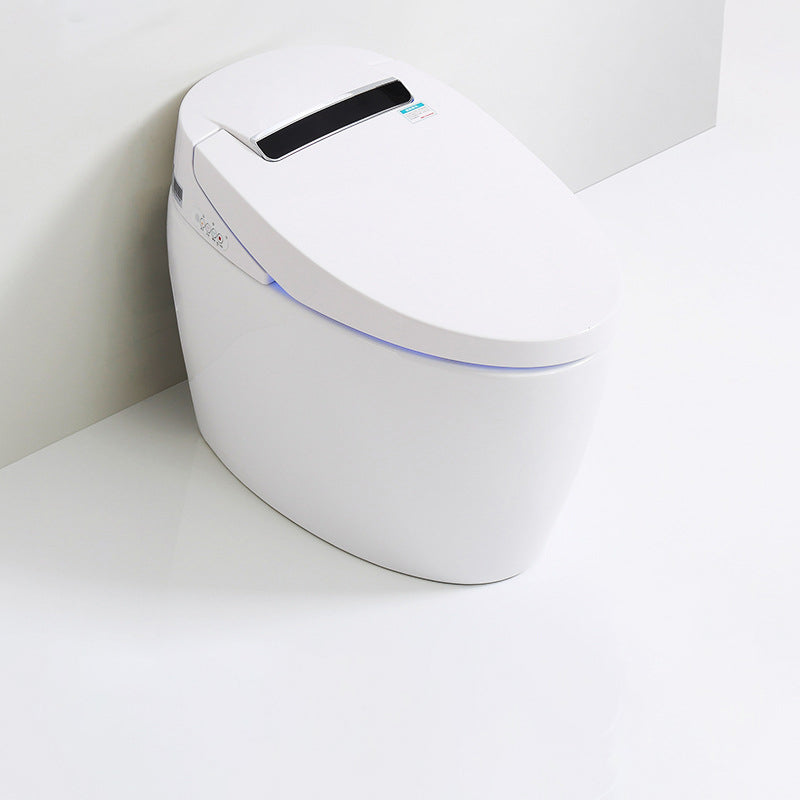 Modern Floor Mount Toilet Bowl Siphon Jet Bidet Toilet with Seat for Bathroom Clearhalo 'Bathroom Remodel & Bathroom Fixtures' 'Home Improvement' 'home_improvement' 'home_improvement_toilets' 'Toilets & Bidets' 'Toilets' 6160513