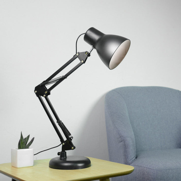 Black 1 Light Task Lighting Industrial Stylish Metal Conic Shade ...
