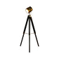 1 Light Tripod Floor Light Vintage Industrial Black/White Metallic Standing Floor Light for Living Room Clearhalo 'Floor Lamps' 'Lamps' Lighting' 616385