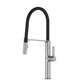 Modern Kitchen Faucet Copper Single Handle High Arc Kitchen Faucet Silver Gray Clearhalo 'Home Improvement' 'home_improvement' 'home_improvement_kitchen_faucets' 'Kitchen Faucets' 'Kitchen Remodel & Kitchen Fixtures' 'Kitchen Sinks & Faucet Components' 'kitchen_faucets' 6166990