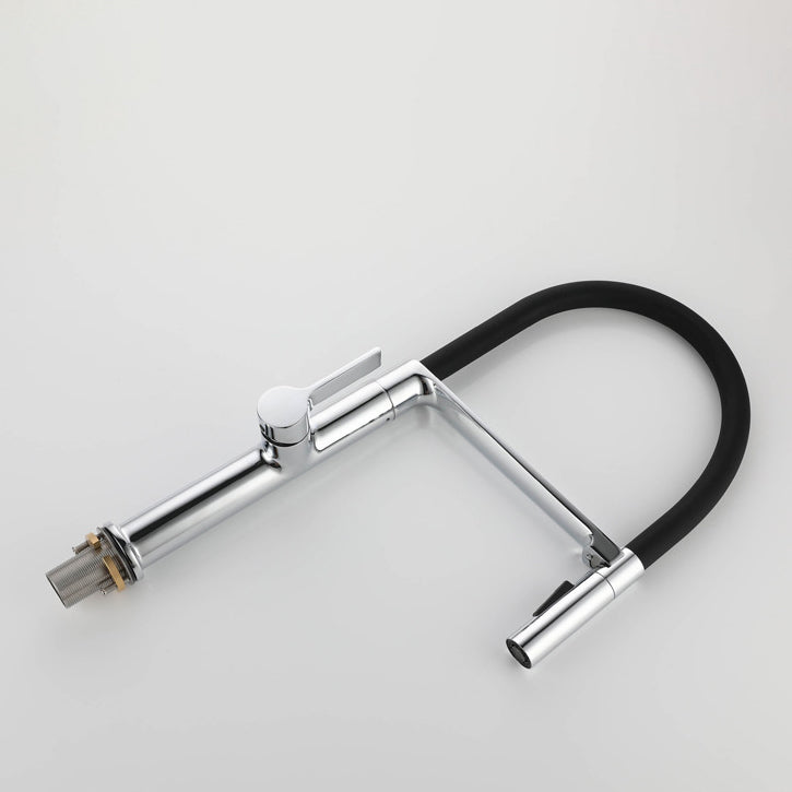 Modern Kitchen Faucet Copper Single Handle High Arc Kitchen Faucet Clearhalo 'Home Improvement' 'home_improvement' 'home_improvement_kitchen_faucets' 'Kitchen Faucets' 'Kitchen Remodel & Kitchen Fixtures' 'Kitchen Sinks & Faucet Components' 'kitchen_faucets' 6166995