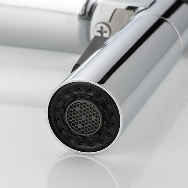 Modern Kitchen Faucet Copper Single Handle High Arc Kitchen Faucet Clearhalo 'Home Improvement' 'home_improvement' 'home_improvement_kitchen_faucets' 'Kitchen Faucets' 'Kitchen Remodel & Kitchen Fixtures' 'Kitchen Sinks & Faucet Components' 'kitchen_faucets' 6166997