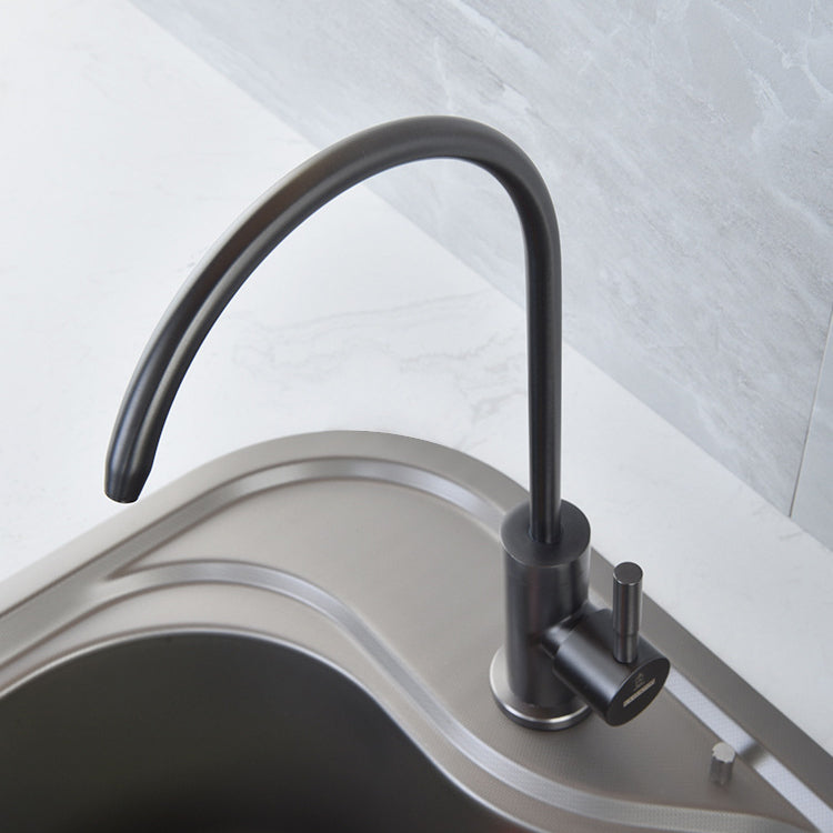 Pull Down 1-Hold Single Handle Kitchen Faucet High Arch Water Filler Clearhalo 'Home Improvement' 'home_improvement' 'home_improvement_kitchen_faucets' 'Kitchen Faucets' 'Kitchen Remodel & Kitchen Fixtures' 'Kitchen Sinks & Faucet Components' 'kitchen_faucets' 6167136