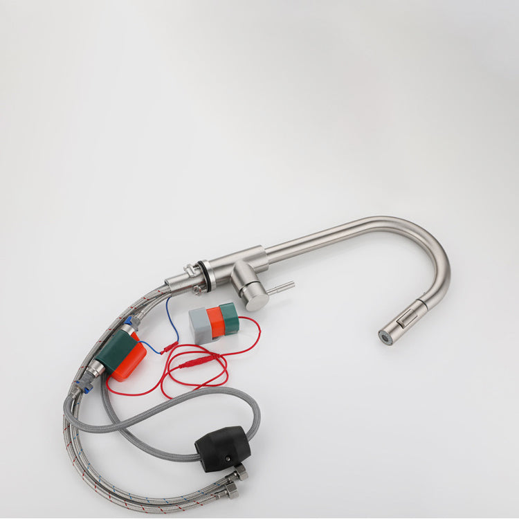 Modern Pull down Sprayer Water Filler One Handle High Arch Kitchen Faucet Clearhalo 'Home Improvement' 'home_improvement' 'home_improvement_kitchen_faucets' 'Kitchen Faucets' 'Kitchen Remodel & Kitchen Fixtures' 'Kitchen Sinks & Faucet Components' 'kitchen_faucets' 6167314