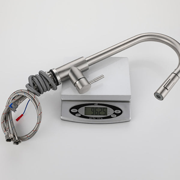 Modern Pull down Sprayer Water Filler One Handle High Arch Kitchen Faucet Clearhalo 'Home Improvement' 'home_improvement' 'home_improvement_kitchen_faucets' 'Kitchen Faucets' 'Kitchen Remodel & Kitchen Fixtures' 'Kitchen Sinks & Faucet Components' 'kitchen_faucets' 6167317