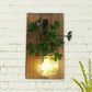Flower/Plant Accent Wall String Light Rustic Clear Glass Shade Twinkle Light for Tea Shop Clearhalo 'Wall Lamps & Sconces' 'Wall Lights' Lighting' 616808