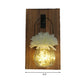 Flower/Plant Accent Wall String Light Rustic Clear Glass Shade Twinkle Light for Tea Shop Clearhalo 'Wall Lamps & Sconces' 'Wall Lights' Lighting' 616815