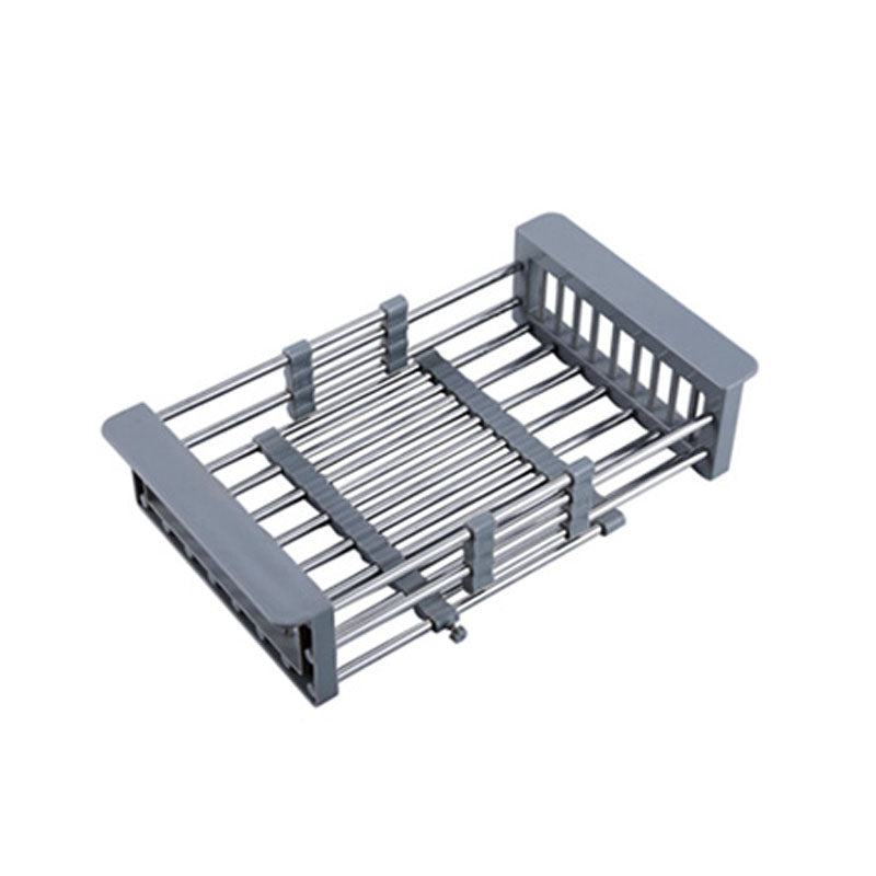 Classic Style Kitchen Sink Stainless Steel Kitchen Sink with Drain Strainer Kit Clearhalo 'Home Improvement' 'home_improvement' 'home_improvement_kitchen_sinks' 'Kitchen Remodel & Kitchen Fixtures' 'Kitchen Sinks & Faucet Components' 'Kitchen Sinks' 'kitchen_sinks' 6168466