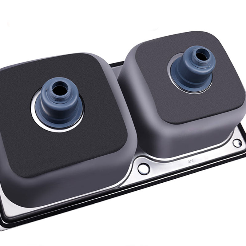 Classic Style Kitchen Sink Stainless Steel Kitchen Sink with Drain Strainer Kit Clearhalo 'Home Improvement' 'home_improvement' 'home_improvement_kitchen_sinks' 'Kitchen Remodel & Kitchen Fixtures' 'Kitchen Sinks & Faucet Components' 'Kitchen Sinks' 'kitchen_sinks' 6168476