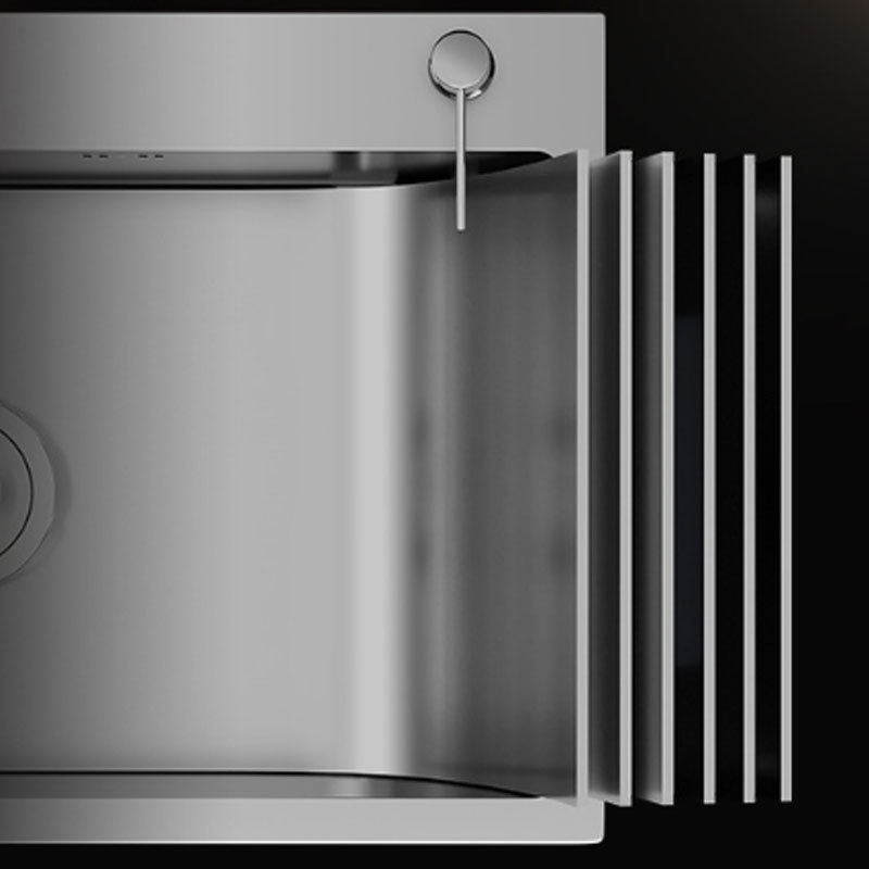 Modern Workstation Sink Stainless Steel with Drain Assembly and Faucet Kitchen Sink Clearhalo 'Home Improvement' 'home_improvement' 'home_improvement_kitchen_sinks' 'Kitchen Remodel & Kitchen Fixtures' 'Kitchen Sinks & Faucet Components' 'Kitchen Sinks' 'kitchen_sinks' 6176565