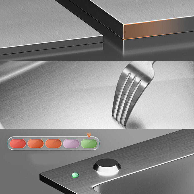 Modern Workstation Sink Stainless Steel with Drain Assembly and Faucet Kitchen Sink Clearhalo 'Home Improvement' 'home_improvement' 'home_improvement_kitchen_sinks' 'Kitchen Remodel & Kitchen Fixtures' 'Kitchen Sinks & Faucet Components' 'Kitchen Sinks' 'kitchen_sinks' 6176572