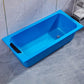 Matte Finish Acrylic Rectangular Bathtub Modern Soaking Freestanding Tub Blue Tub Clearhalo 'Bathroom Remodel & Bathroom Fixtures' 'Bathtubs' 'Home Improvement' 'home_improvement' 'home_improvement_bathtubs' 'Showers & Bathtubs' 6176810