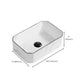 Contemporary Bathroom Sink Pop-Up Drain Porcelain Rectangular Vessel Clearhalo 'Bathroom Remodel & Bathroom Fixtures' 'Bathroom Sinks & Faucet Components' 'Bathroom Sinks' 'bathroom_sink' 'Home Improvement' 'home_improvement' 'home_improvement_bathroom_sink' 6176890