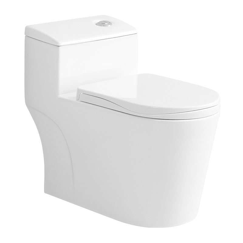 Modern Siphon Jet Toilet Bowl One Piece Bidet Toilet with Seat for Bathroom Clearhalo 'Bathroom Remodel & Bathroom Fixtures' 'Home Improvement' 'home_improvement' 'home_improvement_toilets' 'Toilets & Bidets' 'Toilets' 6177024