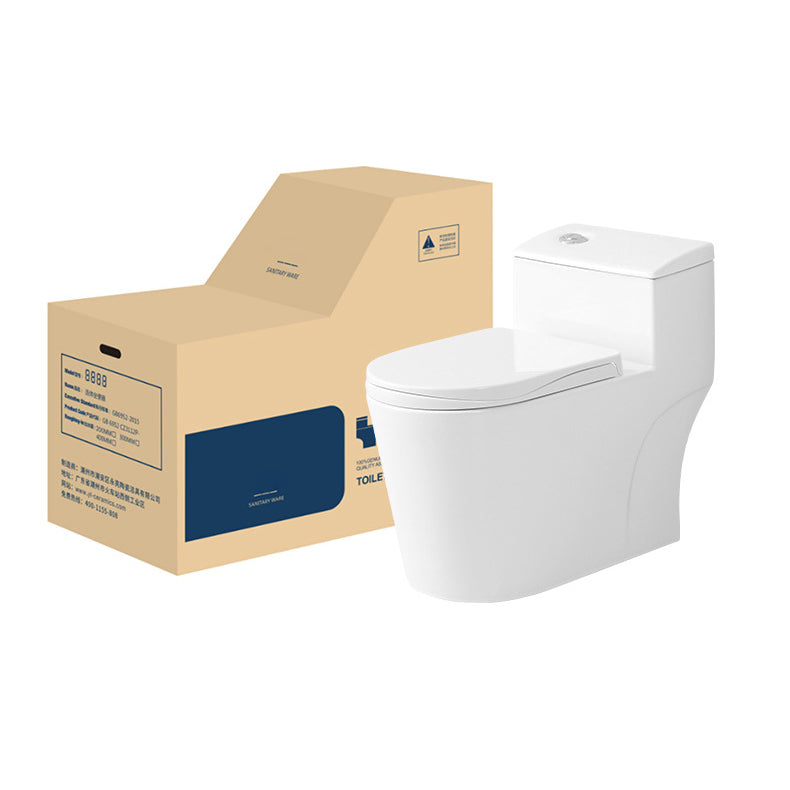 Modern Siphon Jet Toilet Bowl One Piece Bidet Toilet with Seat for Bathroom Clearhalo 'Bathroom Remodel & Bathroom Fixtures' 'Home Improvement' 'home_improvement' 'home_improvement_toilets' 'Toilets & Bidets' 'Toilets' 6177034
