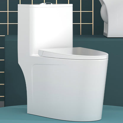 Modern Siphon Jet Toilet Bowl White Bidet Toilet with Seat for Bathroom 16" Clearhalo 'Bathroom Remodel & Bathroom Fixtures' 'Home Improvement' 'home_improvement' 'home_improvement_toilets' 'Toilets & Bidets' 'Toilets' 6177038