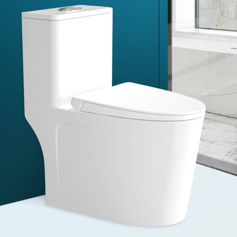 Modern Siphon Jet Toilet Bowl White Bidet Toilet with Seat for Bathroom 14" Clearhalo 'Bathroom Remodel & Bathroom Fixtures' 'Home Improvement' 'home_improvement' 'home_improvement_toilets' 'Toilets & Bidets' 'Toilets' 6177039
