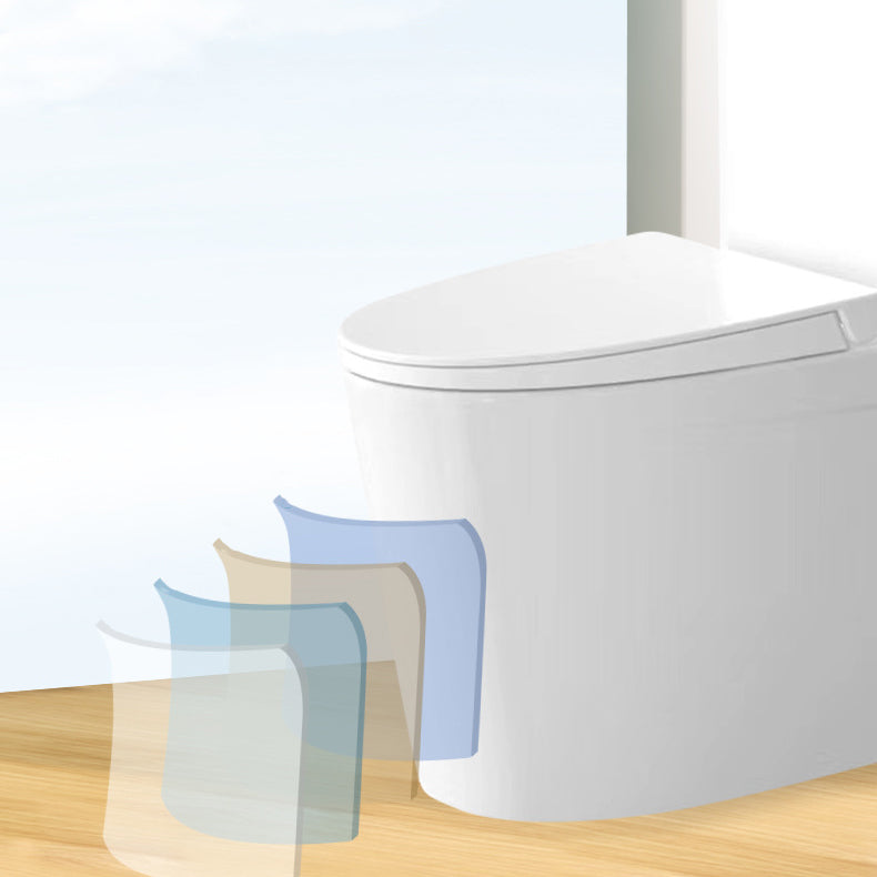 Modern Siphon Jet Toilet Bowl White Bidet Toilet with Seat for Bathroom Clearhalo 'Bathroom Remodel & Bathroom Fixtures' 'Home Improvement' 'home_improvement' 'home_improvement_toilets' 'Toilets & Bidets' 'Toilets' 6177043