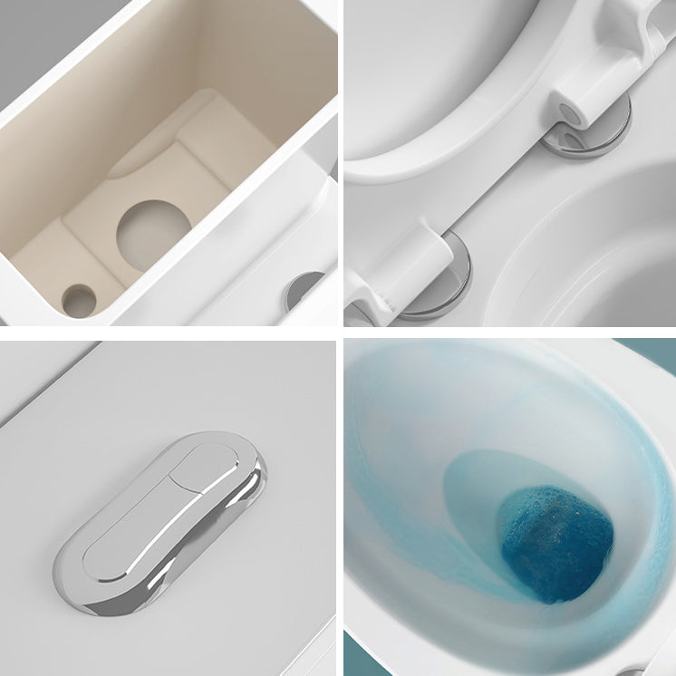 Modern Siphon Jet Toilet Bowl White Bidet Toilet with Seat for Bathroom Clearhalo 'Bathroom Remodel & Bathroom Fixtures' 'Home Improvement' 'home_improvement' 'home_improvement_toilets' 'Toilets & Bidets' 'Toilets' 6177052