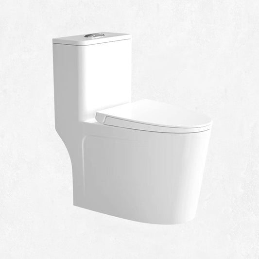Modern Siphon Jet Toilet Bowl White Bidet Toilet with Seat for Bathroom Clearhalo 'Bathroom Remodel & Bathroom Fixtures' 'Home Improvement' 'home_improvement' 'home_improvement_toilets' 'Toilets & Bidets' 'Toilets' 6177054