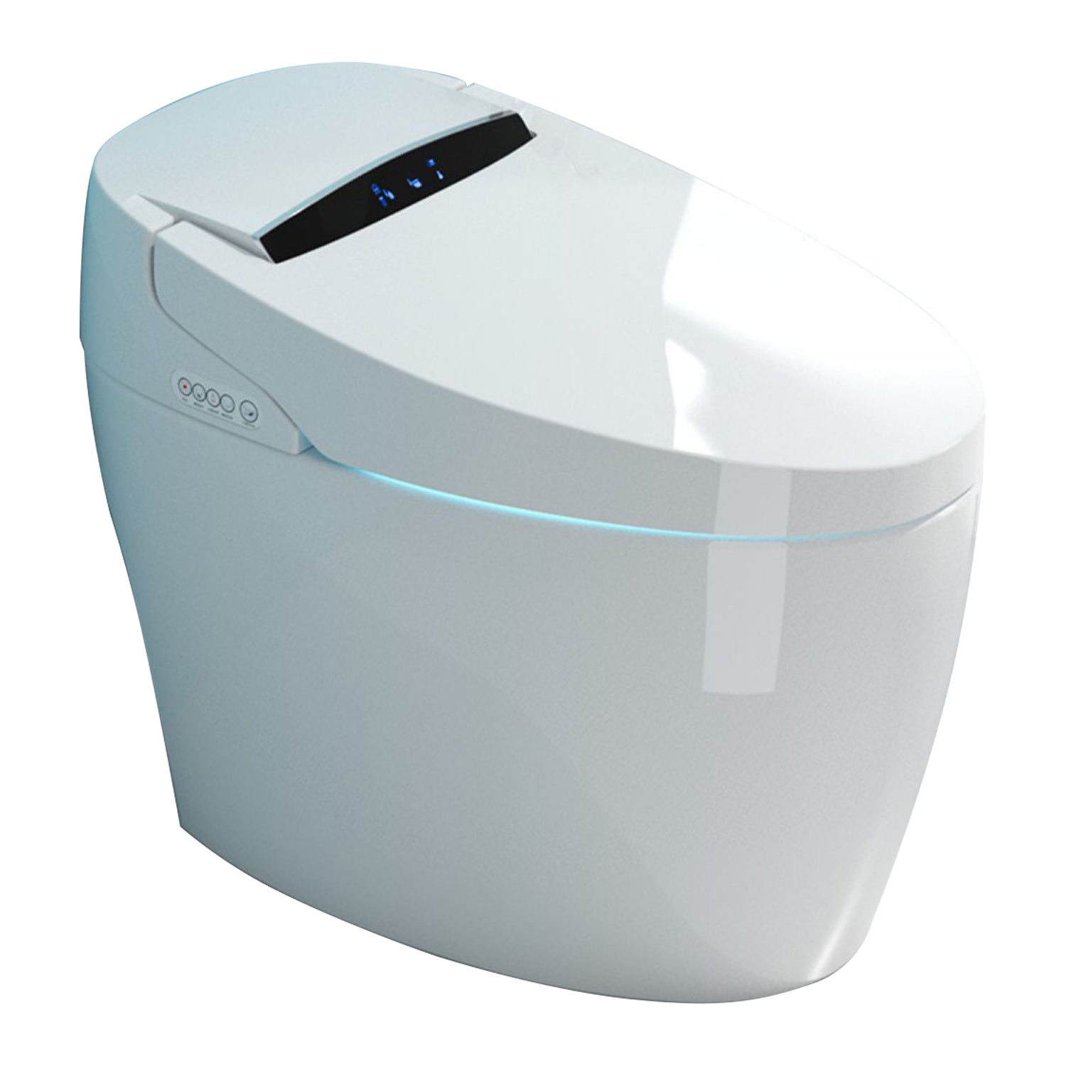 Porcelain Floor Mounted Toilet One-Piece Toilet Modern Toilet Bowl Clearhalo 'Bathroom Remodel & Bathroom Fixtures' 'Home Improvement' 'home_improvement' 'home_improvement_toilets' 'Toilets & Bidets' 'Toilets' 6177062