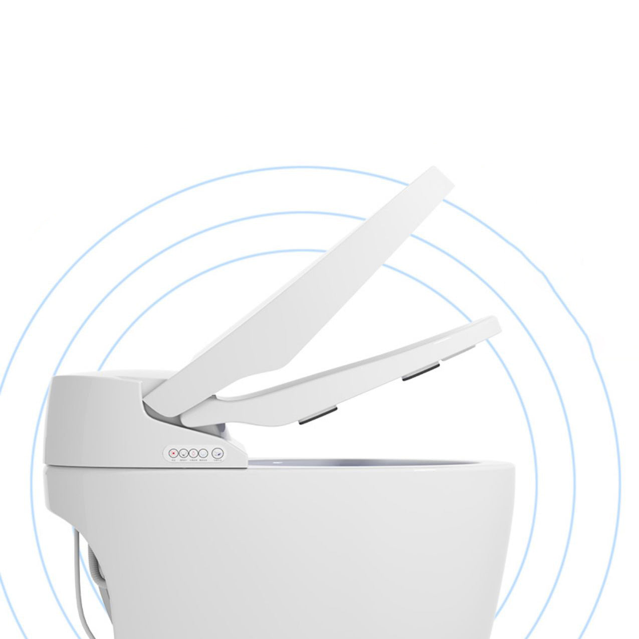 Porcelain Floor Mounted Toilet One-Piece Toilet Modern Toilet Bowl Clearhalo 'Bathroom Remodel & Bathroom Fixtures' 'Home Improvement' 'home_improvement' 'home_improvement_toilets' 'Toilets & Bidets' 'Toilets' 6177063