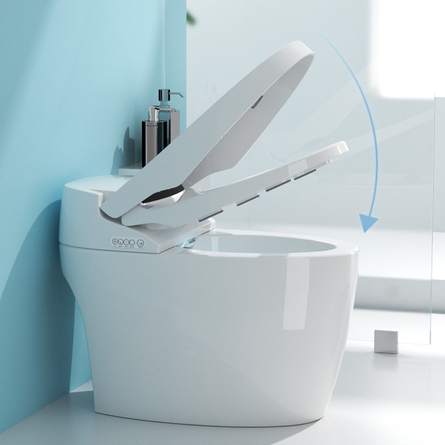 Porcelain Floor Mounted Toilet One-Piece Toilet Modern Toilet Bowl Clearhalo 'Bathroom Remodel & Bathroom Fixtures' 'Home Improvement' 'home_improvement' 'home_improvement_toilets' 'Toilets & Bidets' 'Toilets' 6177077
