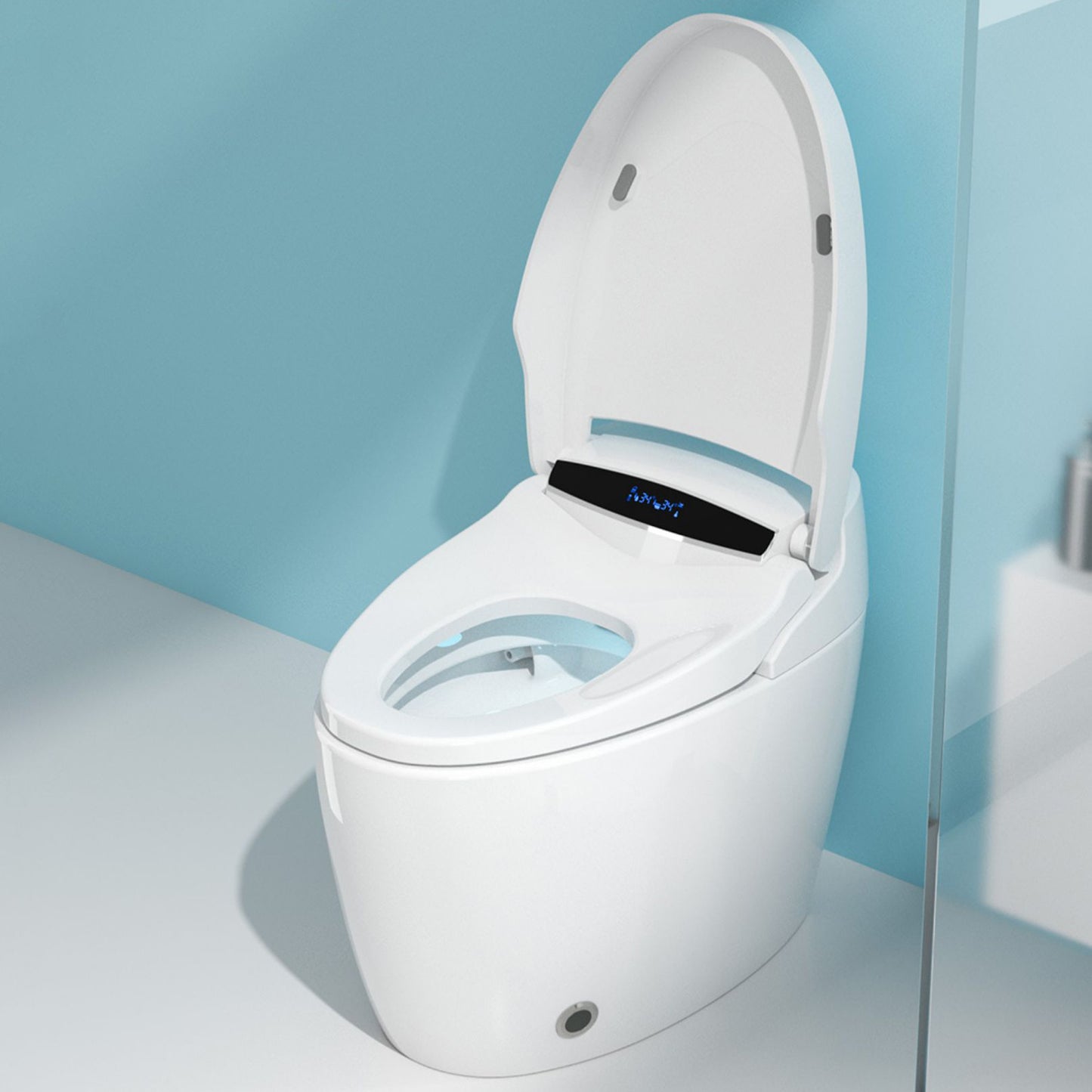 Porcelain Floor Mounted Toilet One-Piece Toilet Modern Toilet Bowl Clearhalo 'Bathroom Remodel & Bathroom Fixtures' 'Home Improvement' 'home_improvement' 'home_improvement_toilets' 'Toilets & Bidets' 'Toilets' 6177083