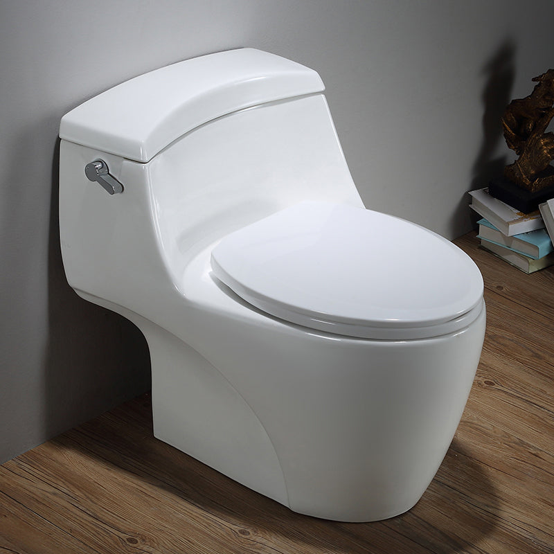 Modern Siphon Jet Toilet Bowl Cotton White Bidet Toilet with Seat for Bathroom Clearhalo 'Bathroom Remodel & Bathroom Fixtures' 'Home Improvement' 'home_improvement' 'home_improvement_toilets' 'Toilets & Bidets' 'Toilets' 6177085