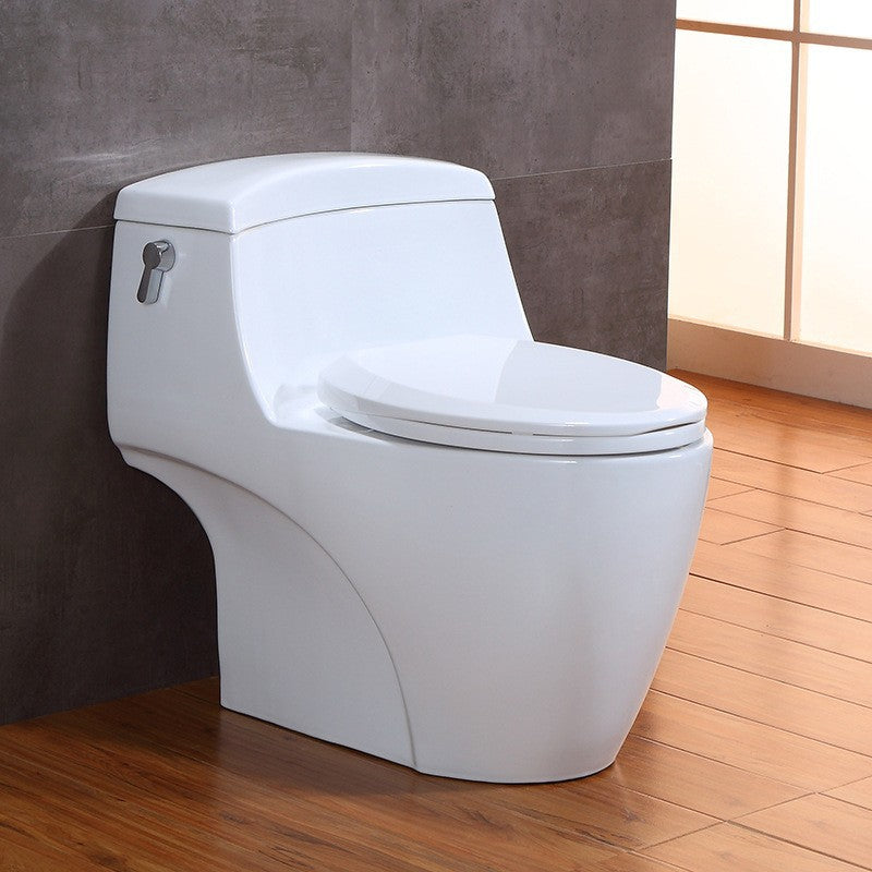 Modern Siphon Jet Toilet Bowl Cotton White Bidet Toilet with Seat for Bathroom 12" Clearhalo 'Bathroom Remodel & Bathroom Fixtures' 'Home Improvement' 'home_improvement' 'home_improvement_toilets' 'Toilets & Bidets' 'Toilets' 6177086