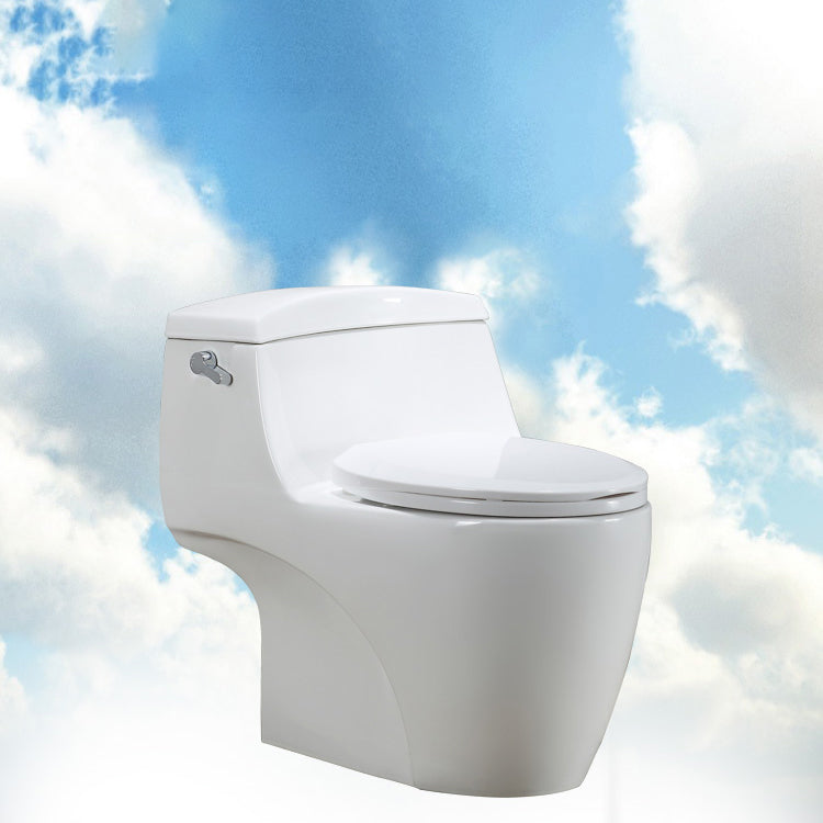 Modern Siphon Jet Toilet Bowl Cotton White Bidet Toilet with Seat for Bathroom Clearhalo 'Bathroom Remodel & Bathroom Fixtures' 'Home Improvement' 'home_improvement' 'home_improvement_toilets' 'Toilets & Bidets' 'Toilets' 6177090