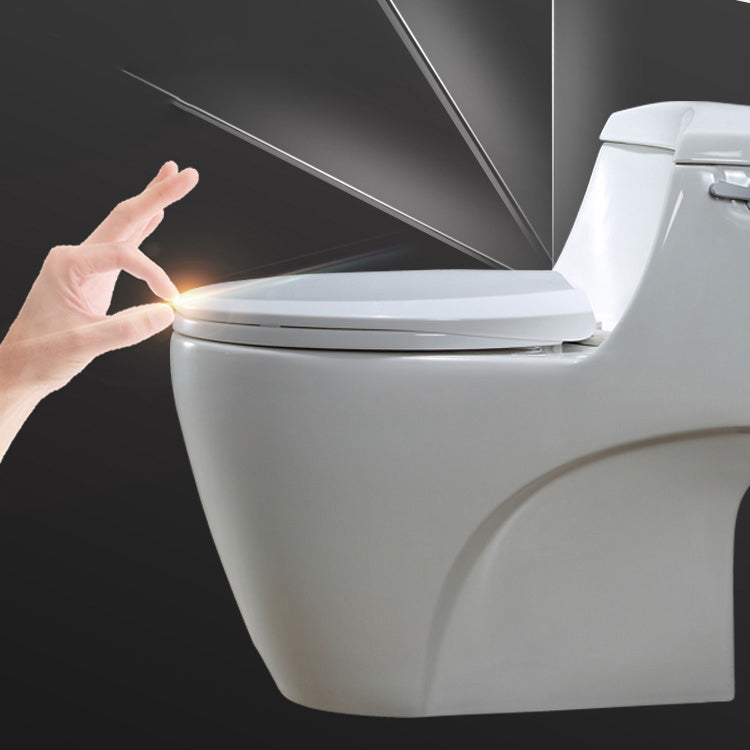 Modern Siphon Jet Toilet Bowl Cotton White Bidet Toilet with Seat for Bathroom Clearhalo 'Bathroom Remodel & Bathroom Fixtures' 'Home Improvement' 'home_improvement' 'home_improvement_toilets' 'Toilets & Bidets' 'Toilets' 6177091