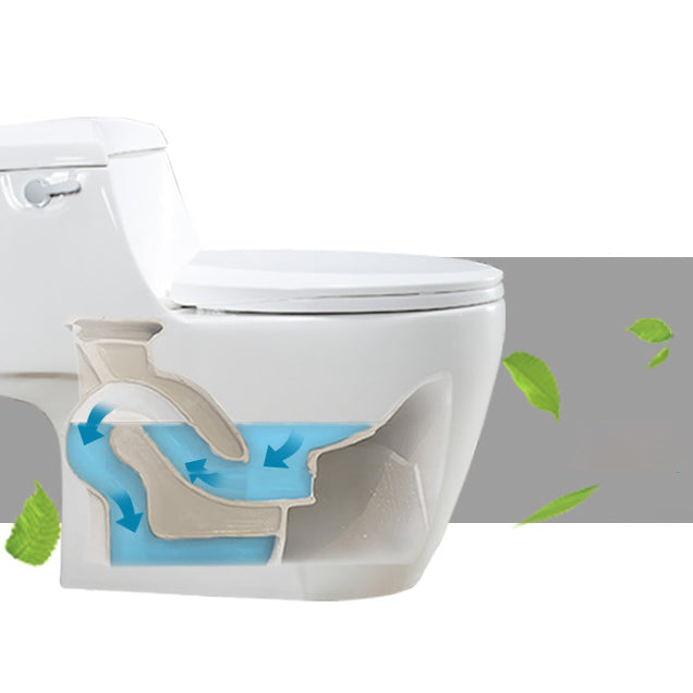 Modern Siphon Jet Toilet Bowl Cotton White Bidet Toilet with Seat for Bathroom Clearhalo 'Bathroom Remodel & Bathroom Fixtures' 'Home Improvement' 'home_improvement' 'home_improvement_toilets' 'Toilets & Bidets' 'Toilets' 6177093