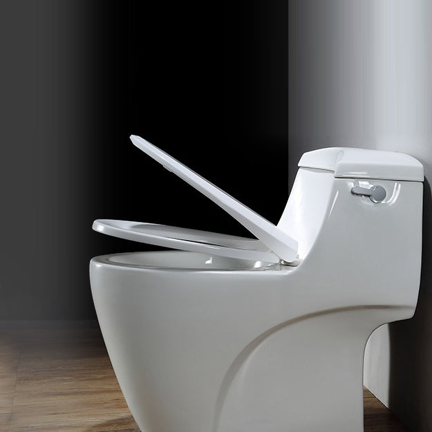 Modern Siphon Jet Toilet Bowl Cotton White Bidet Toilet with Seat for Bathroom Clearhalo 'Bathroom Remodel & Bathroom Fixtures' 'Home Improvement' 'home_improvement' 'home_improvement_toilets' 'Toilets & Bidets' 'Toilets' 6177098