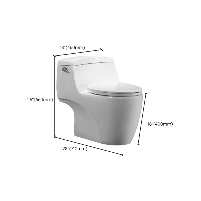 Modern Siphon Jet Toilet Bowl Cotton White Bidet Toilet with Seat for Bathroom Clearhalo 'Bathroom Remodel & Bathroom Fixtures' 'Home Improvement' 'home_improvement' 'home_improvement_toilets' 'Toilets & Bidets' 'Toilets' 6177103