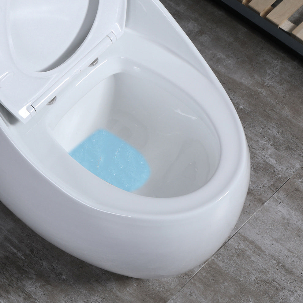 Floor Mount Flush Toilet Modern Concealed Tank One-Piece Toilet with Slow Close Seat Clearhalo 'Bathroom Remodel & Bathroom Fixtures' 'Home Improvement' 'home_improvement' 'home_improvement_toilets' 'Toilets & Bidets' 'Toilets' 6177149