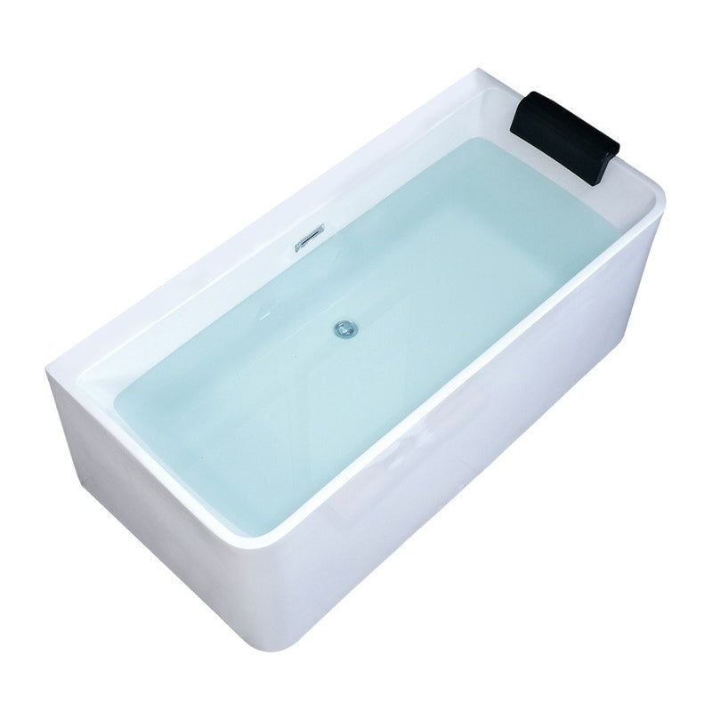 Rectangular Tub Freestanding Acrylic Bathtub Rectangular Modern Bathtub with Drain and ...