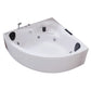 Modern Corner Acrylic-Fiberglass Bathtub Soaking Bathtub with Seat Clearhalo 'Bathroom Remodel & Bathroom Fixtures' 'Bathtubs' 'Home Improvement' 'home_improvement' 'home_improvement_bathtubs' 'Showers & Bathtubs' 6180622
