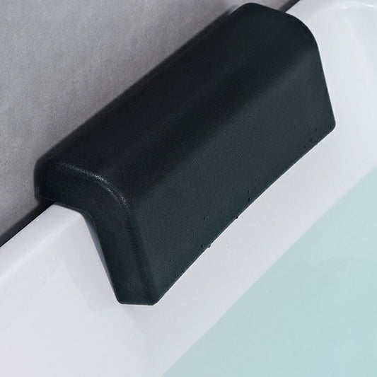 Contemporary Stand Alone Tub with Drain Bathroom White Acrylic Bathtub Clearhalo 'Bathroom Remodel & Bathroom Fixtures' 'Bathtubs' 'Home Improvement' 'home_improvement' 'home_improvement_bathtubs' 'Showers & Bathtubs' 6180643
