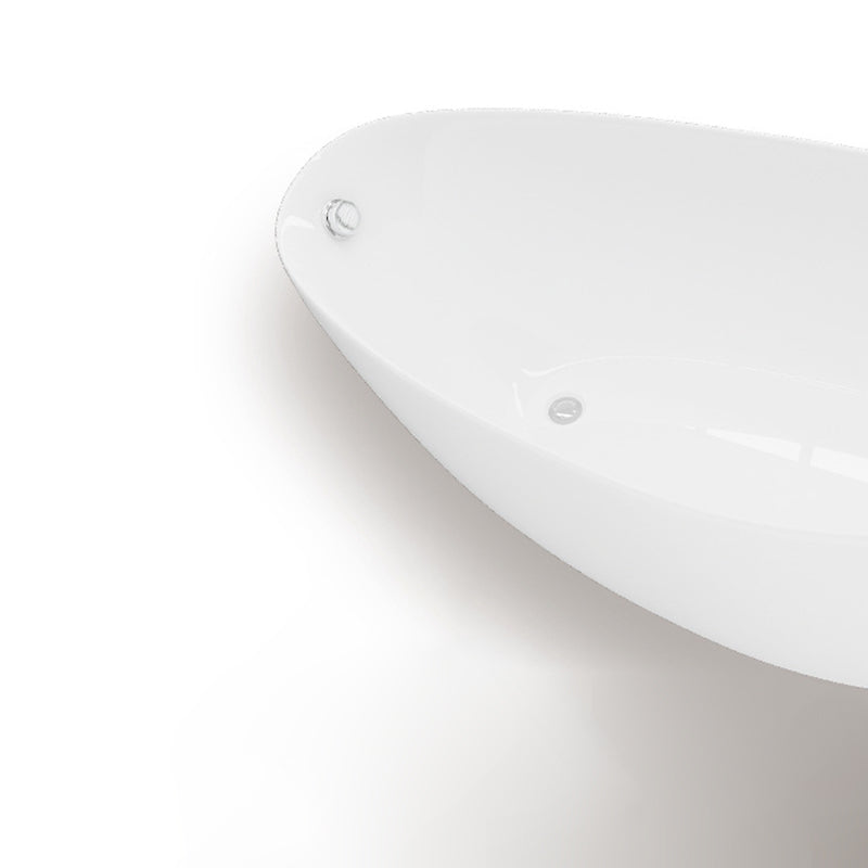 Acrylic Oval Bathtub for Bathroom Modern Soaking Freestanding Tub Clearhalo 'Bathroom Remodel & Bathroom Fixtures' 'Bathtubs' 'Home Improvement' 'home_improvement' 'home_improvement_bathtubs' 'Showers & Bathtubs' 6180655