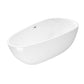 Matte Finish Oval Bathtub with Drain and Overflow Trim Acrylic Soaking Freestanding Tub Clearhalo 'Bathroom Remodel & Bathroom Fixtures' 'Bathtubs' 'Home Improvement' 'home_improvement' 'home_improvement_bathtubs' 'Showers & Bathtubs' 6180668