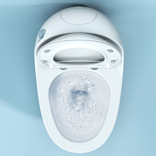 Modern White Siphon Jet Toilet Bowl Floor Mount Flush Toilet with Toilet Seat Clearhalo 'Bathroom Remodel & Bathroom Fixtures' 'Home Improvement' 'home_improvement' 'home_improvement_toilets' 'Toilets & Bidets' 'Toilets' 6191063