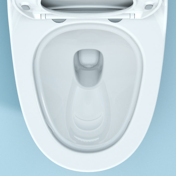 Modern White Siphon Jet Toilet Bowl Floor Mount Flush Toilet with Toilet Seat Clearhalo 'Bathroom Remodel & Bathroom Fixtures' 'Home Improvement' 'home_improvement' 'home_improvement_toilets' 'Toilets & Bidets' 'Toilets' 6191064