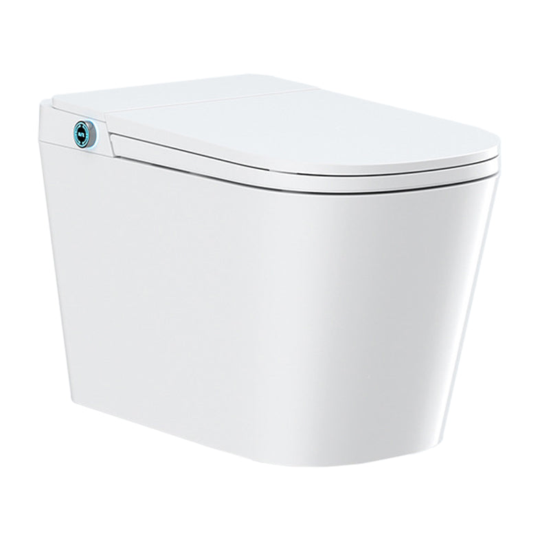 Modern Siphon Jet Toilet Bowl Floor Mount Skirted Toilet with Toilet Seat Wireless Control (Standard) Clearhalo 'Bathroom Remodel & Bathroom Fixtures' 'Home Improvement' 'home_improvement' 'home_improvement_toilets' 'Toilets & Bidets' 'Toilets' 6191078