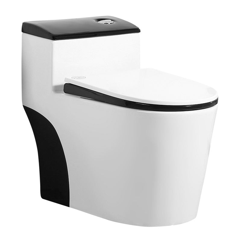 Modern Floor Mounted Toilet Bowl One-Piece Toilet for Washroom Clearhalo 'Bathroom Remodel & Bathroom Fixtures' 'Home Improvement' 'home_improvement' 'home_improvement_toilets' 'Toilets & Bidets' 'Toilets' 6191190